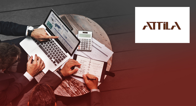طراحی سایت شرکت مالی حسابداری آتیلا