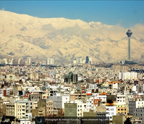 نمایی از شهر تهران